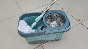 360° Rotating Spin Mop Bucket With Wheels
