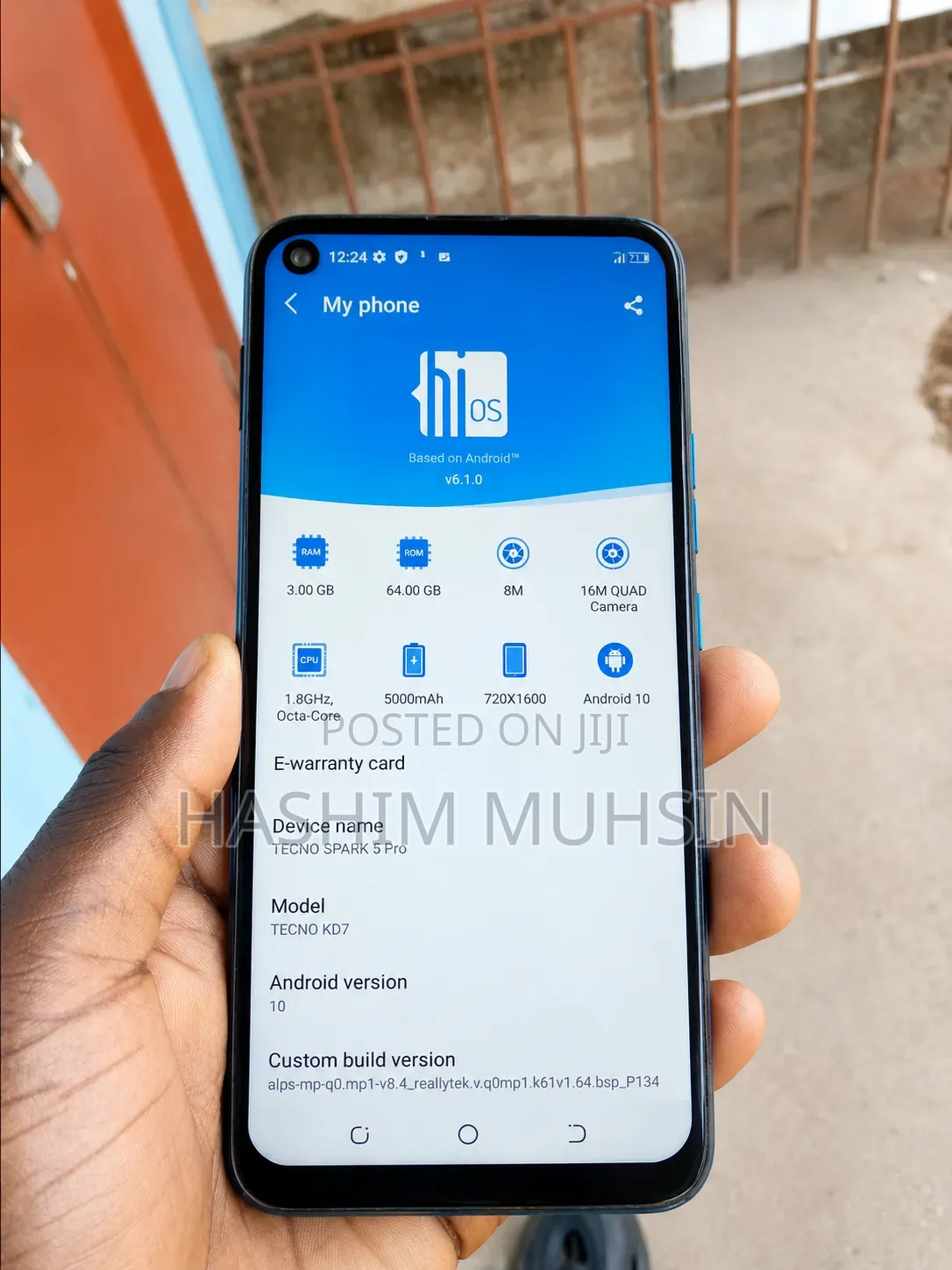 Tecno Spark 5 Pro 64 GB Blue