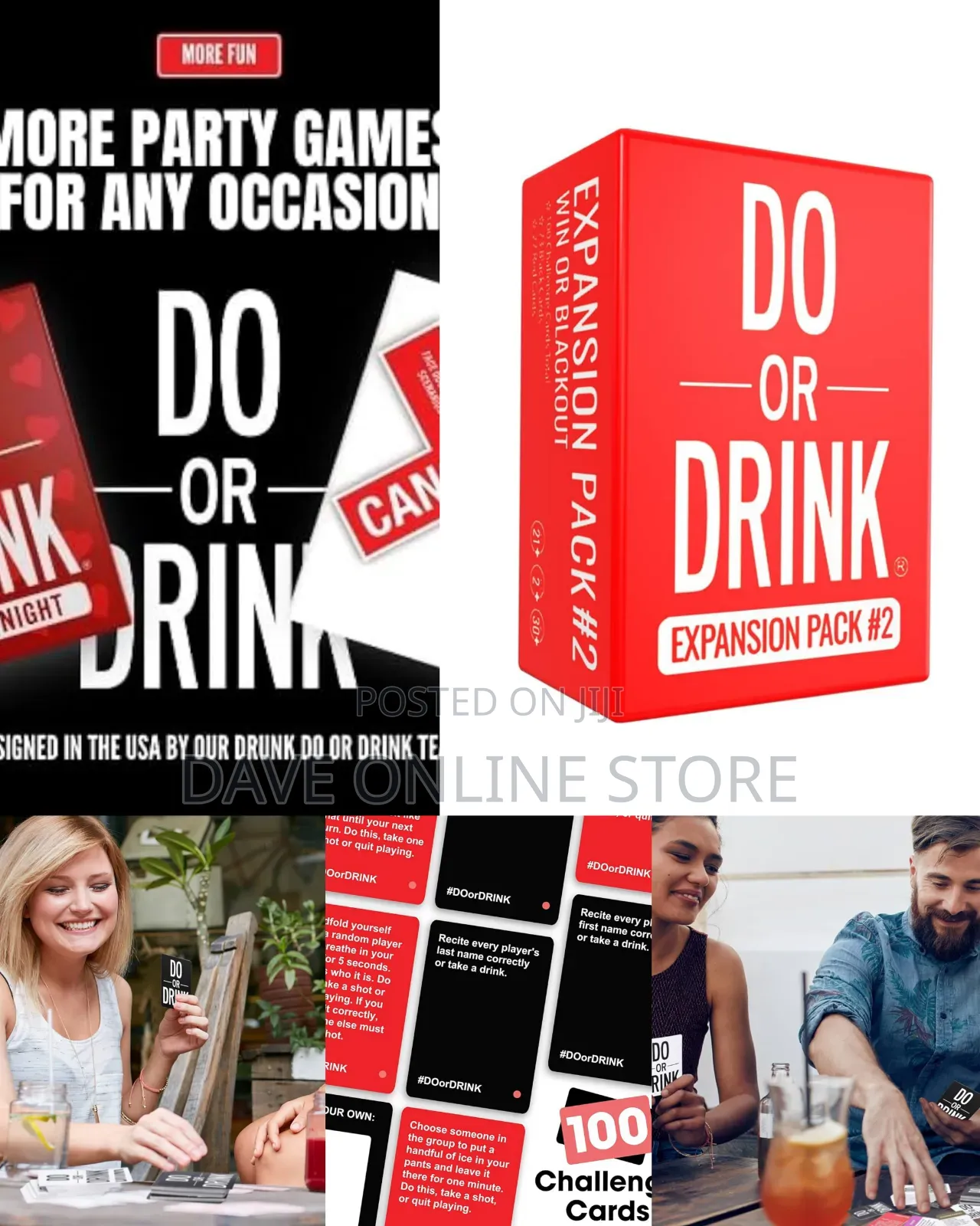 Do or Drink Card Game Expansion Pack #2