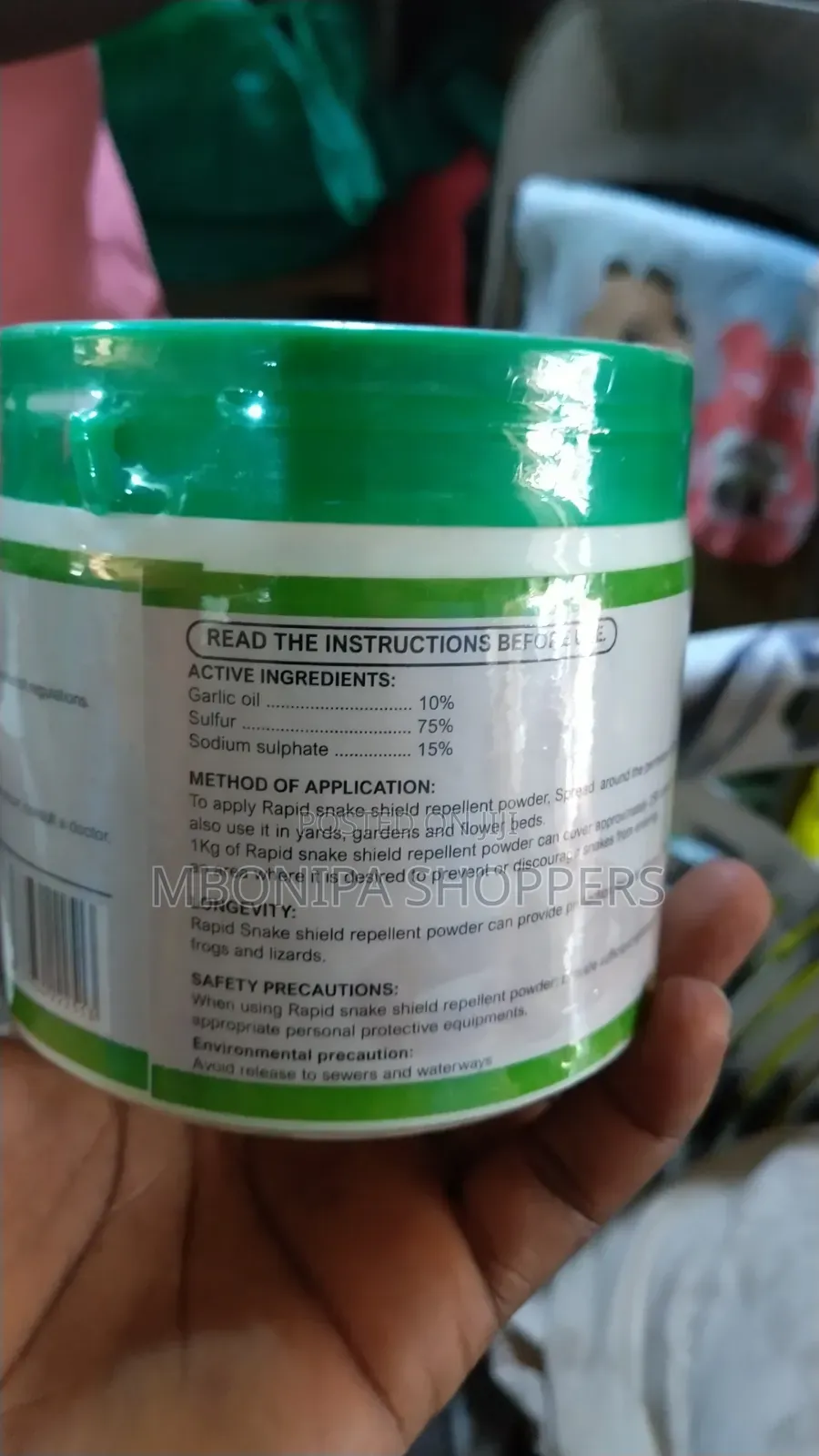 Snake-Shield Snake Repellent Powder,