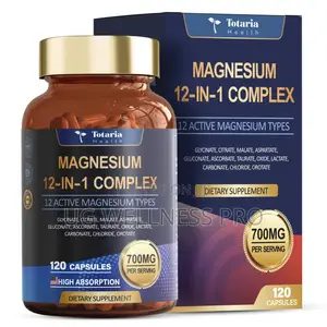 Totaria Magnesium Complex 700mg 12 in 1 Magnesium Supplement 120s