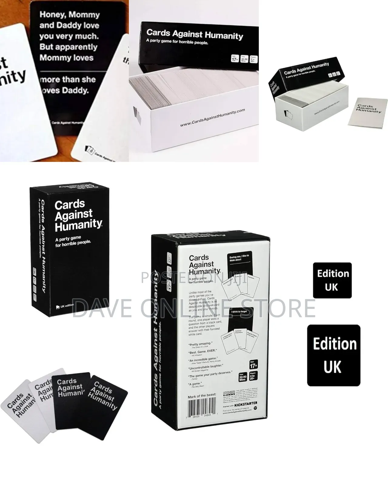 UK Edition of Cards Against Humanity, a Popular and Irreverent Adult