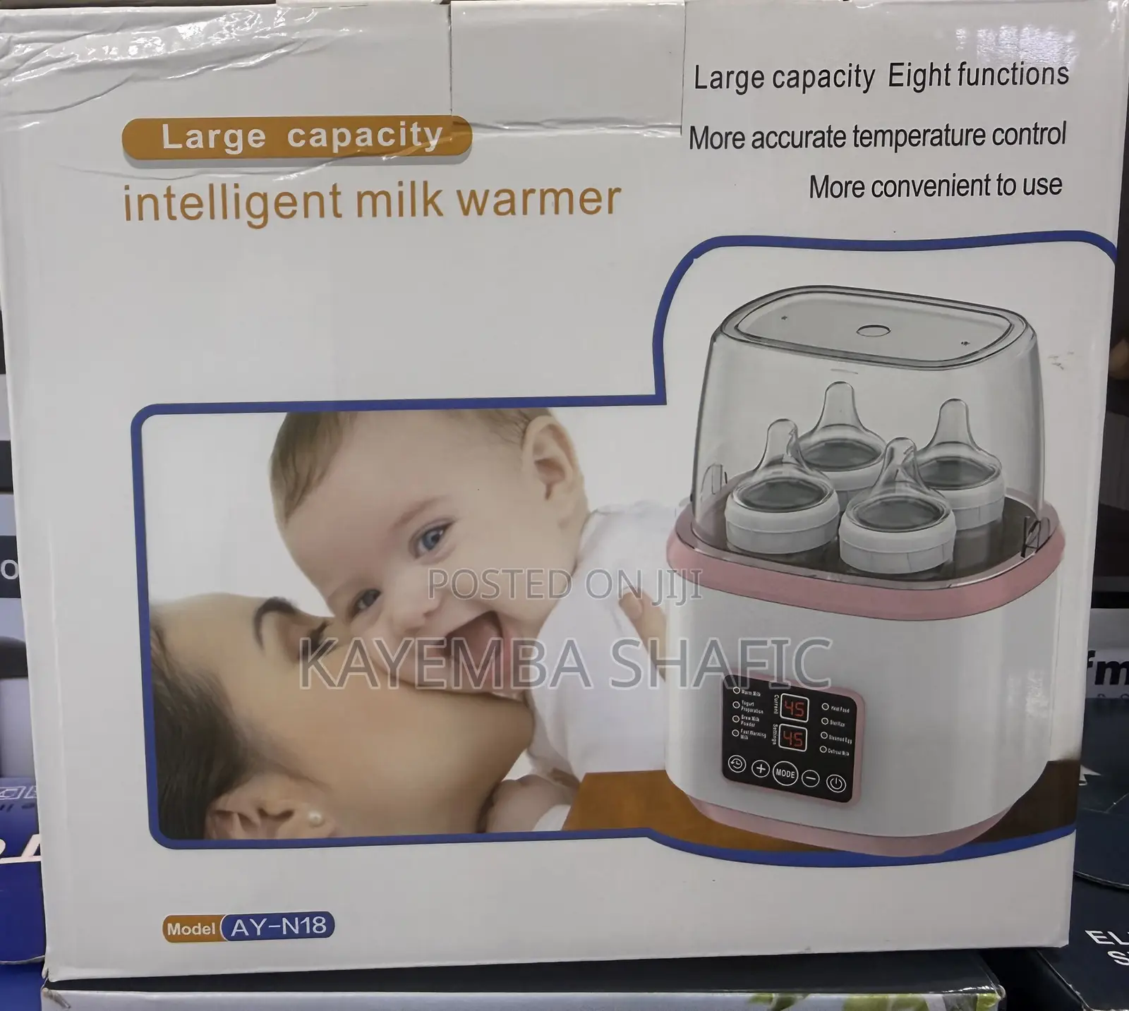 8-in-1 Intelligent Baby Bottle Warmer Steam Sterilizer