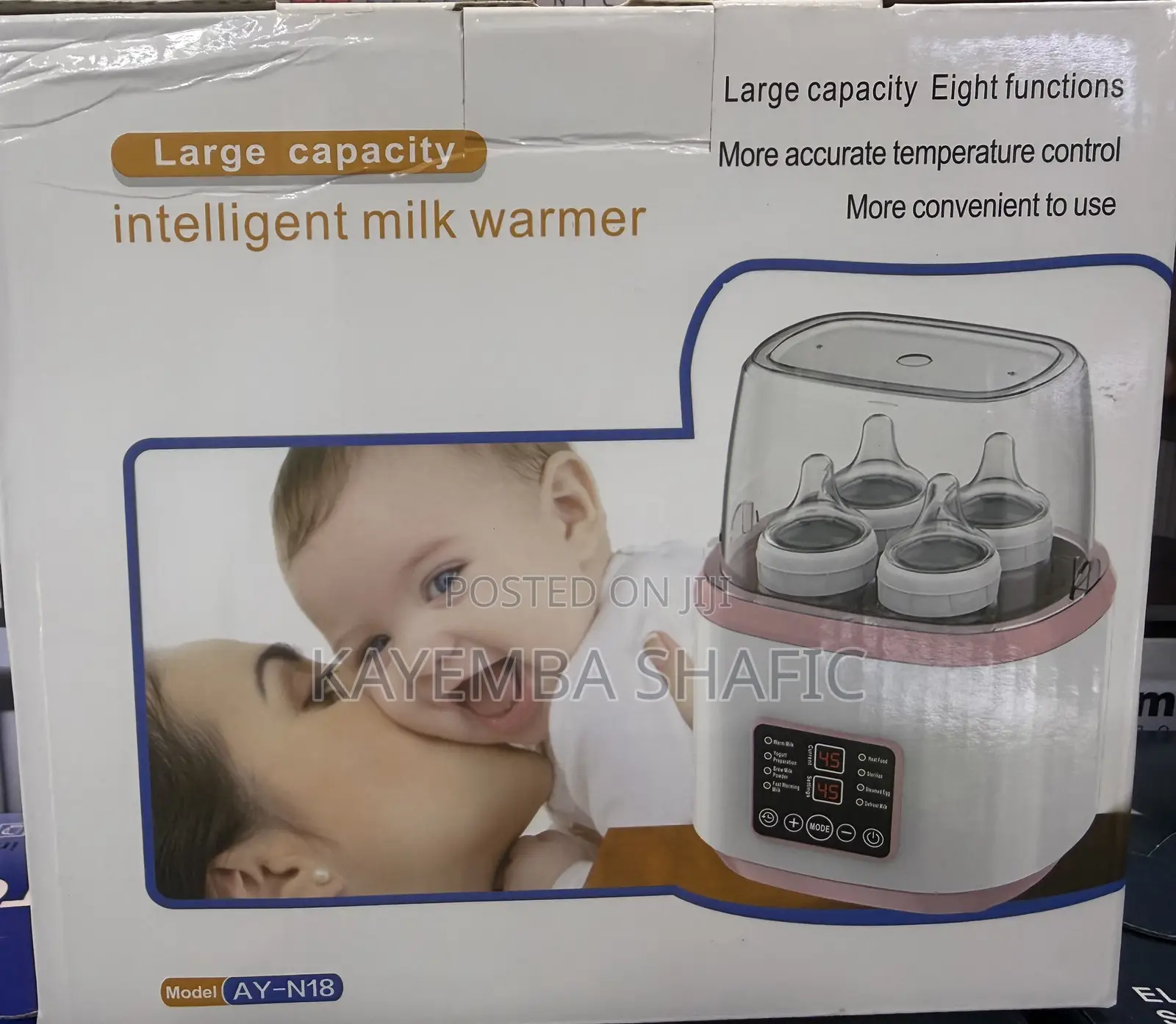 8-in-1 Intelligent Baby Bottle Warmer Steam Sterilizer