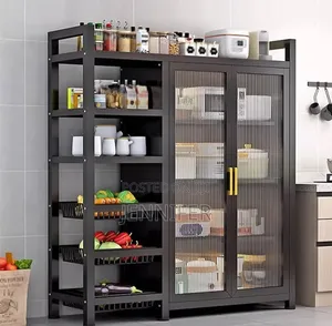 Multi-Functional Kitchen Baker's Rack Pantry Cabinet