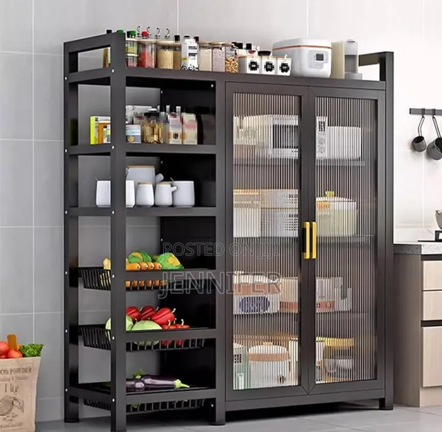 Multi-Functional Kitchen Baker's Rack Pantry Cabinet