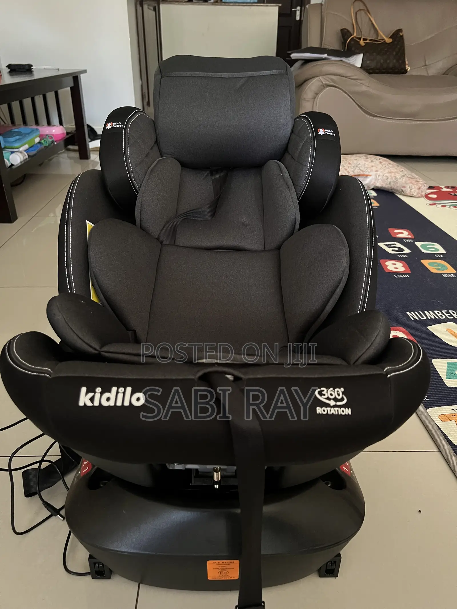 Kidilo 360° Rotating Baby Car Seat – Premium Comfortable
