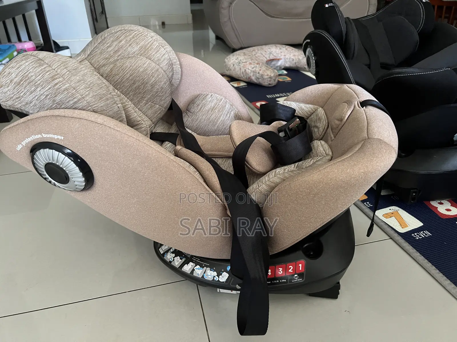 Kidilo 360° Rotating Baby Car Seat – Premium Comfortable