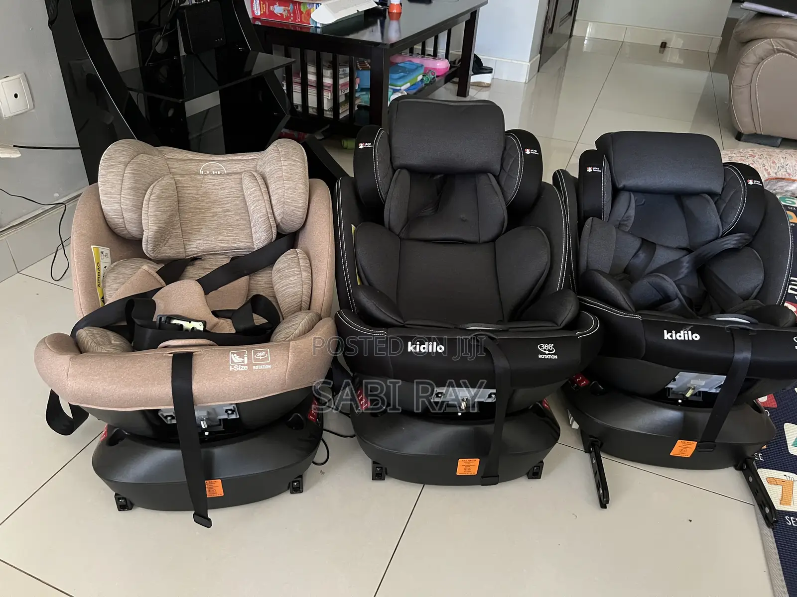 Kidilo 360° Rotating Baby Car Seat – Premium Comfortable