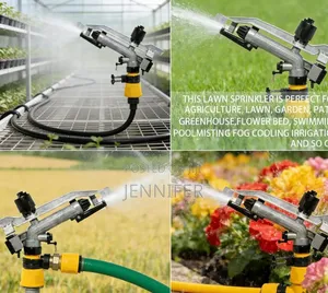 Long-Range Agricultural Impact Rain Gun Sprinkler