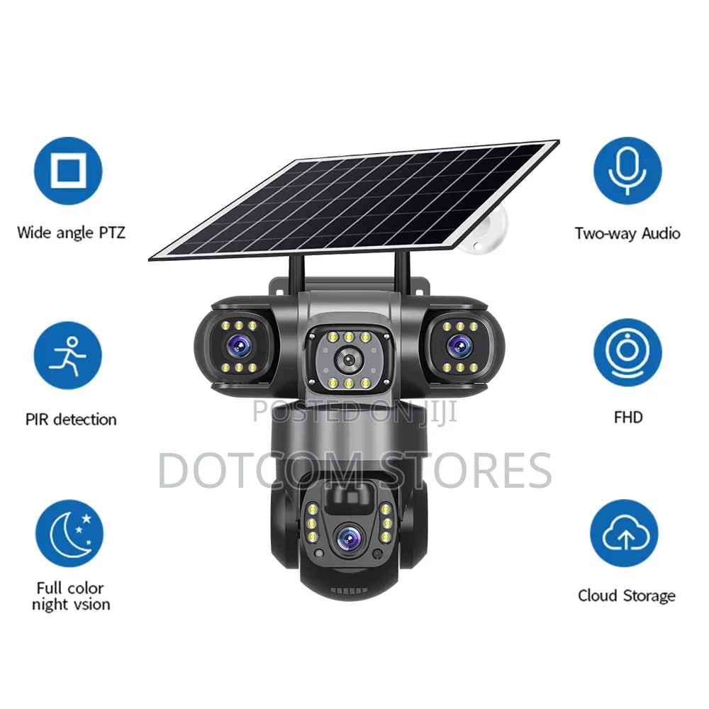 Wifi Only Triple Lens Solar Camera