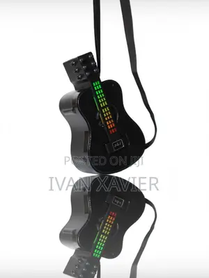 JSJZ S16 Guitar Wireless Bluetooth Speaker With Colorful LED Lights