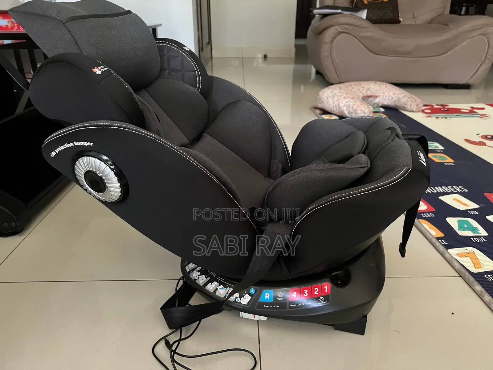 Kidilo 360° Rotating Baby Car Seat – Premium Comfortable