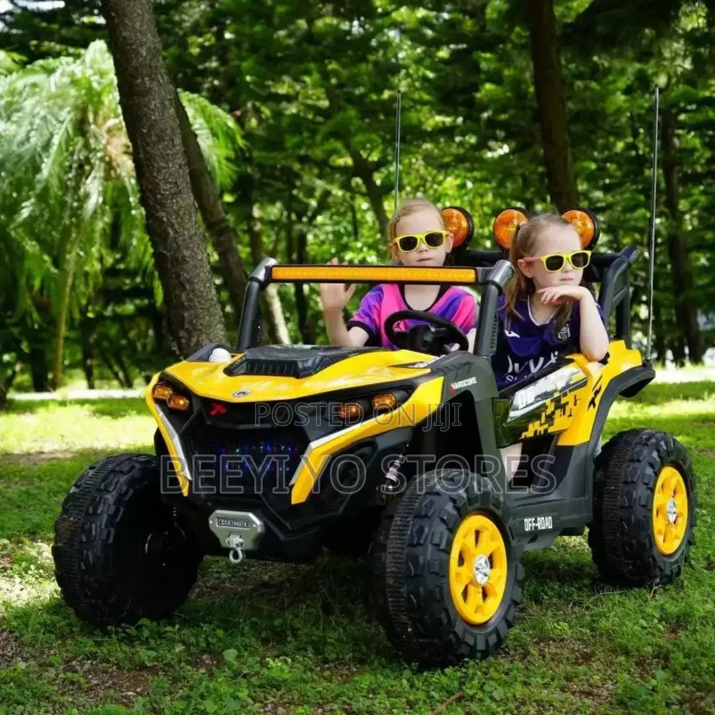 Kids Electric Ride-on Off-Road Buggy Toy Car With LED Lights