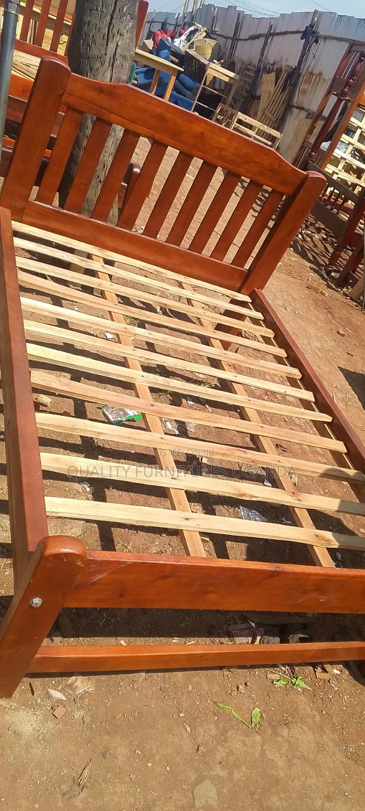 4 by 6 Brown  Bed