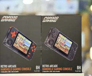 Porodo Gaming Retro Arcade Gaming Console, 2800mAh Battery Capacity