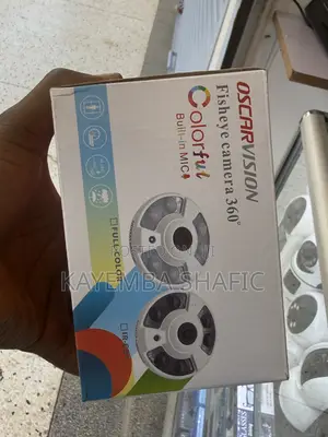 Oscarvision 360° Fisheye Security Camera With Full-Color Mic