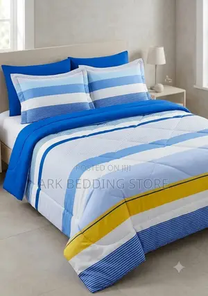 Plaid Stripe 4 PC Duvet