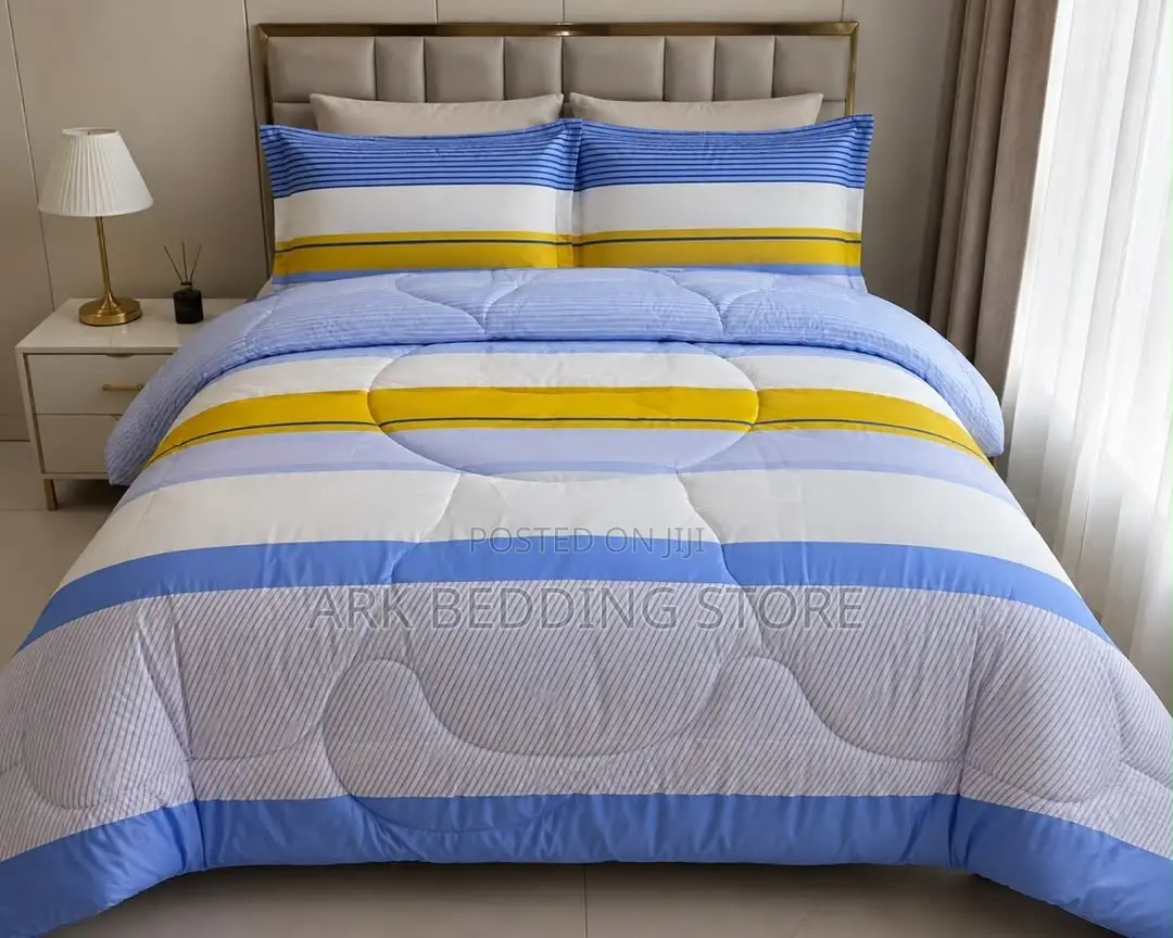 Plaid Stripe 4 PC Duvet