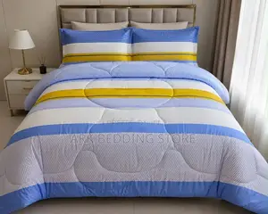Plaid Stripe 4 PC Duvet