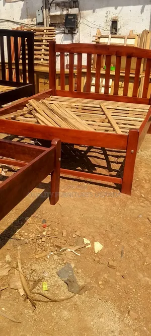 5 by 6 Brown Colored Bed