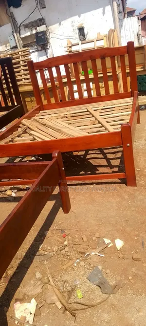 5 by 6 Brown Colored Bed