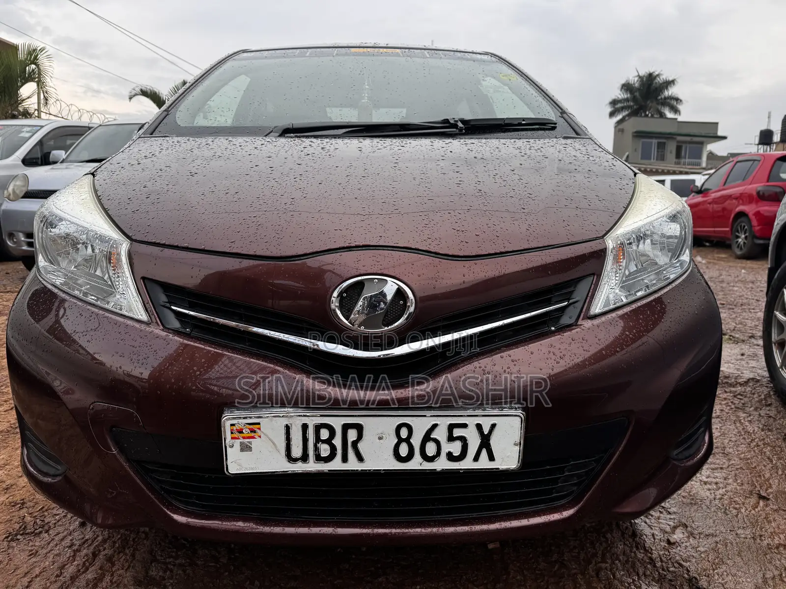 Toyota Vitz 2010 Burgundy