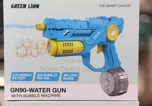 Green Lion GN90 Kids Electric Gun With Bubbles