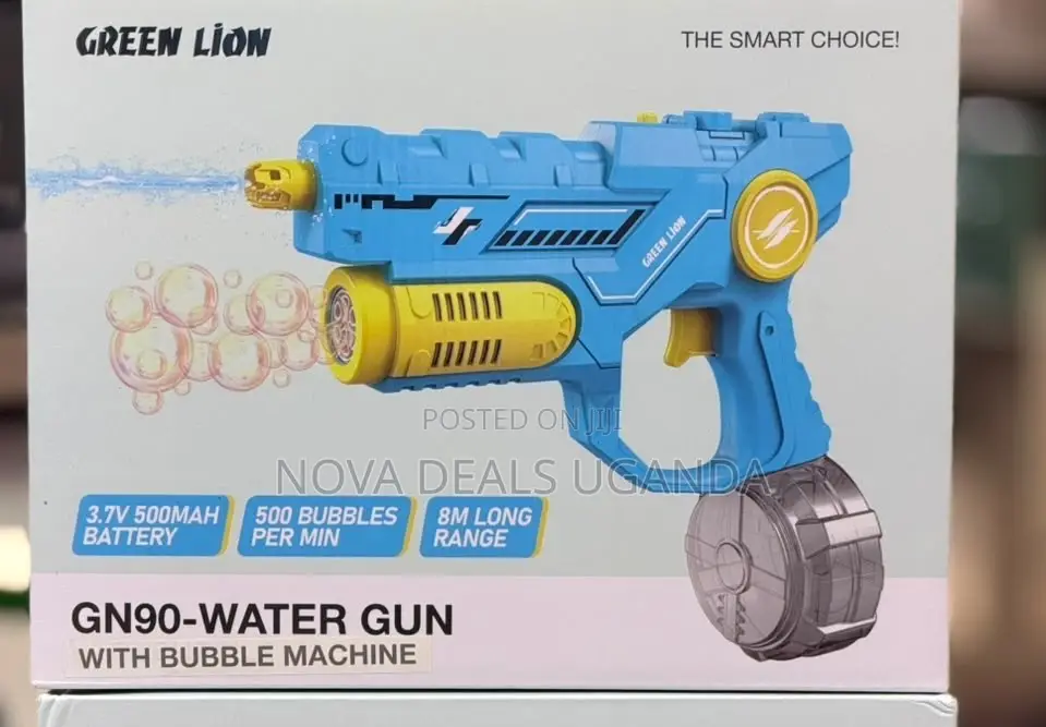 Green Lion GN90 Kids Electric Gun With Bubbles