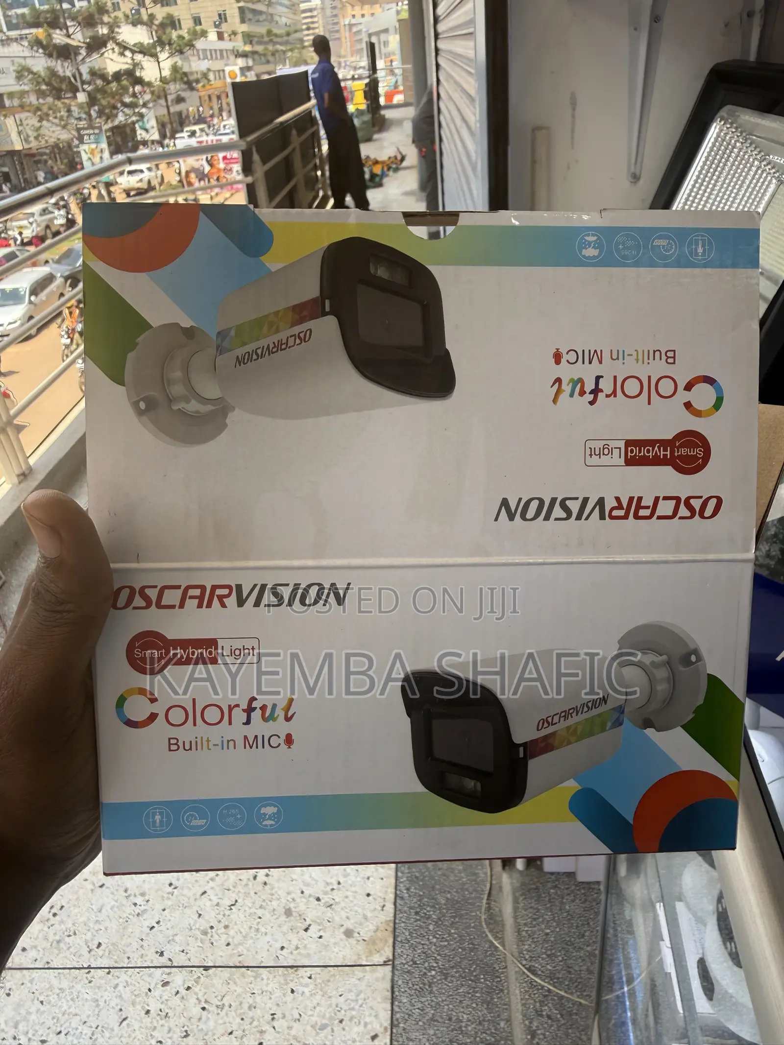 Oscarvision Smart Hybrid Light Security Camera With Built-in MIC