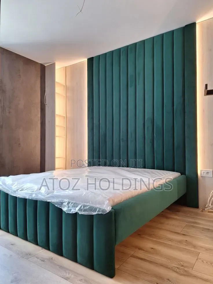 Beds/Full Wall Panel Headboard Beds in Any Colour From 2,500,000/-
