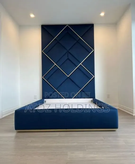 Beds/Full Wall Panel Headboard Beds in Any Colour From 2,500,000/-
