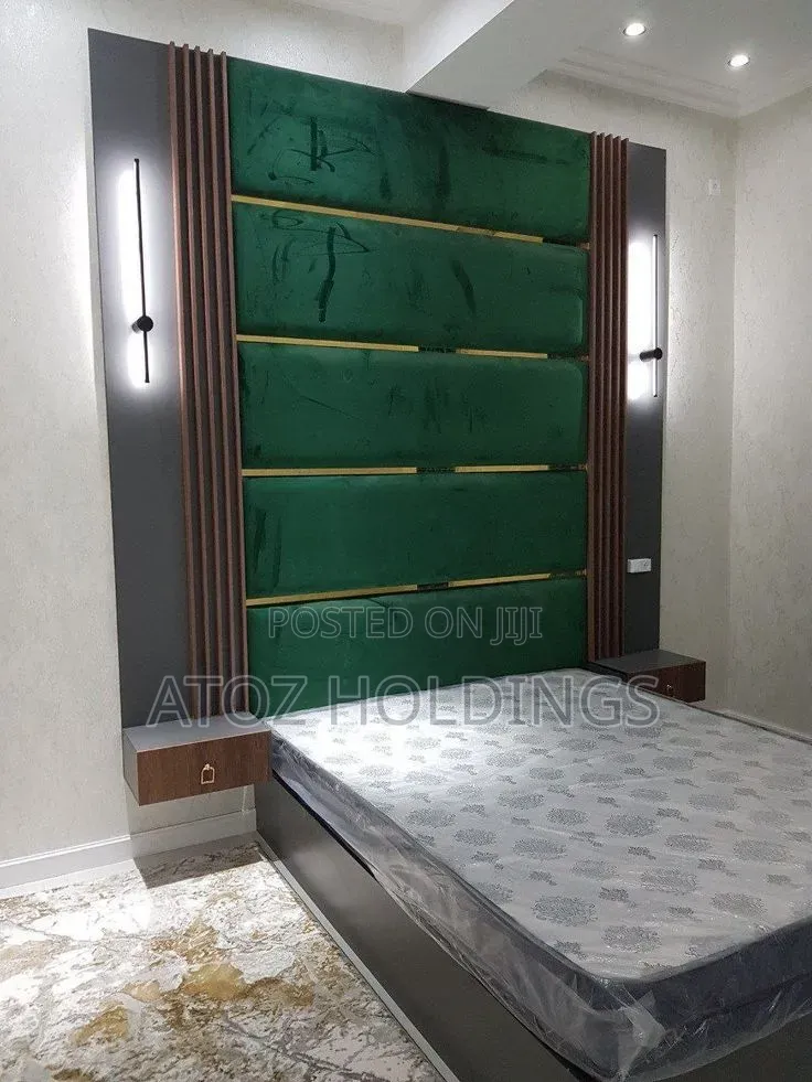 Beds/Full Wall Panel Headboard Beds in Any Colour From 2,500,000/-