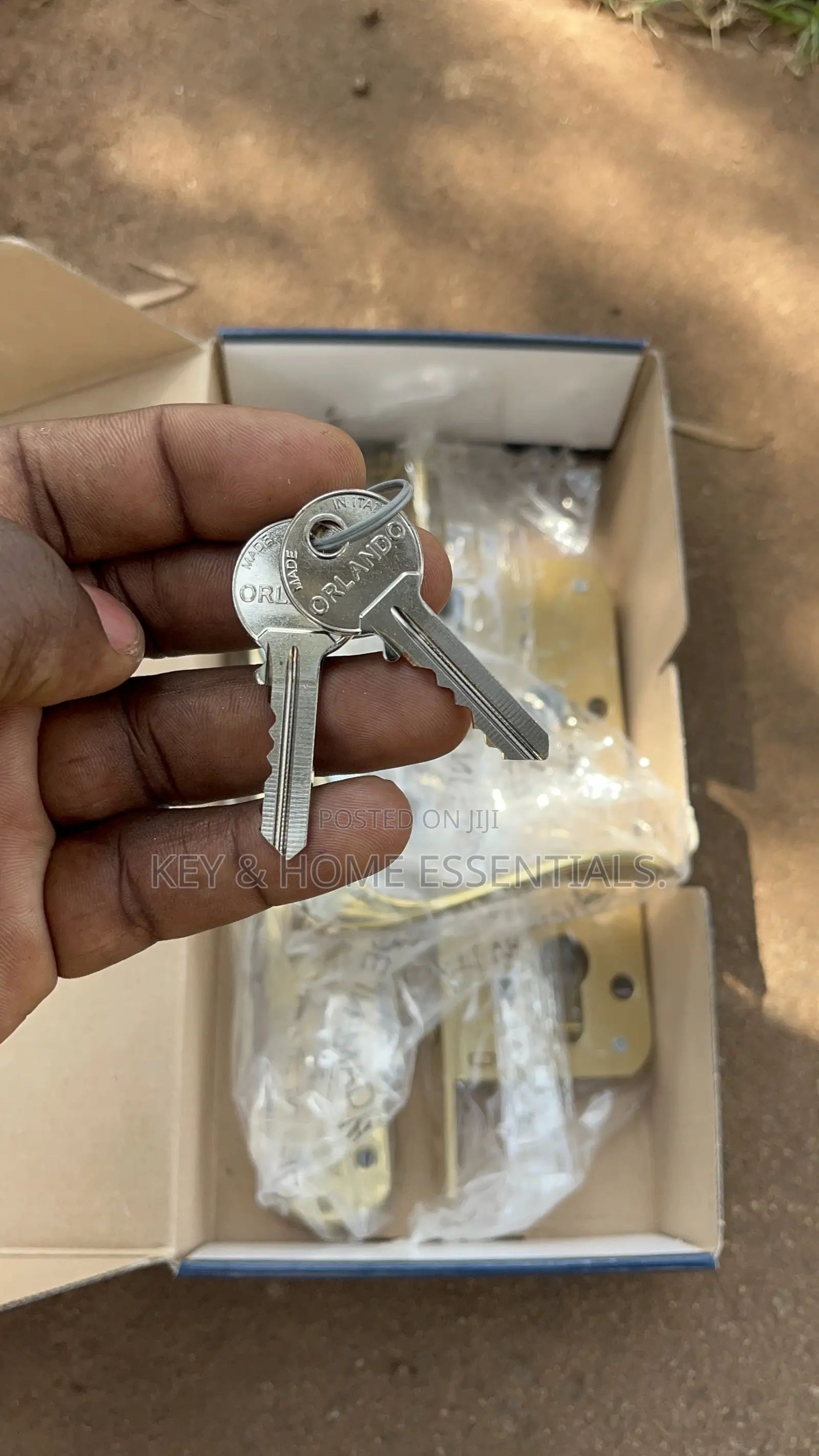 ORLANDO Made in Italy Door Lock Set – Gold