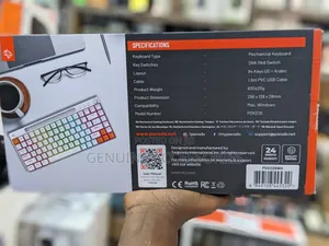 Porodo Wired Mechanical Keyboard 84 Keys