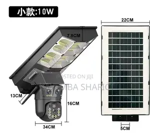 V380 Pro AI Solar Street Camera Outdoor Waterproof 2-in-1