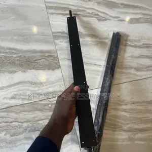Heavy-Duty Black Security Door Bolt 