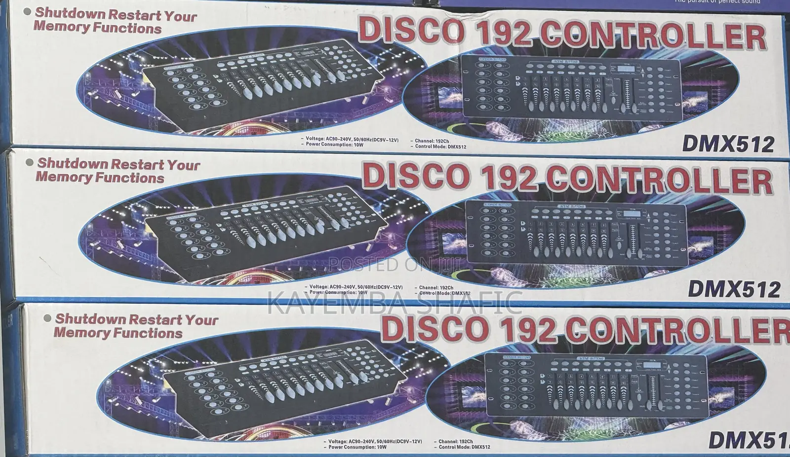 Brand New Disco 192 DMX512 Professional Stage Light Controller
