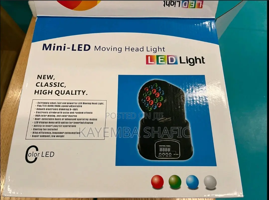 Mini-Led Moving Head Light DMX RGBW DJ Stage Disco Party Light