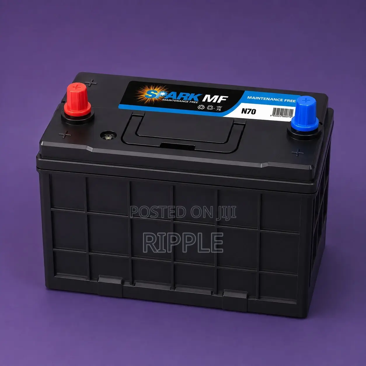 70Ah Spark N70MF 417CCA Maintenance Free Car Battery 12V