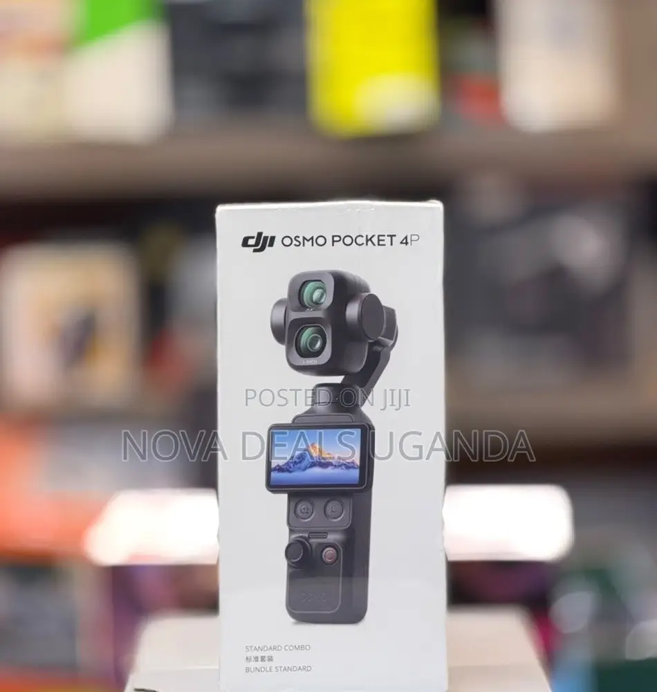 DJI Osmo Pocket 4P Standard Combo Gimbal Camera, Black