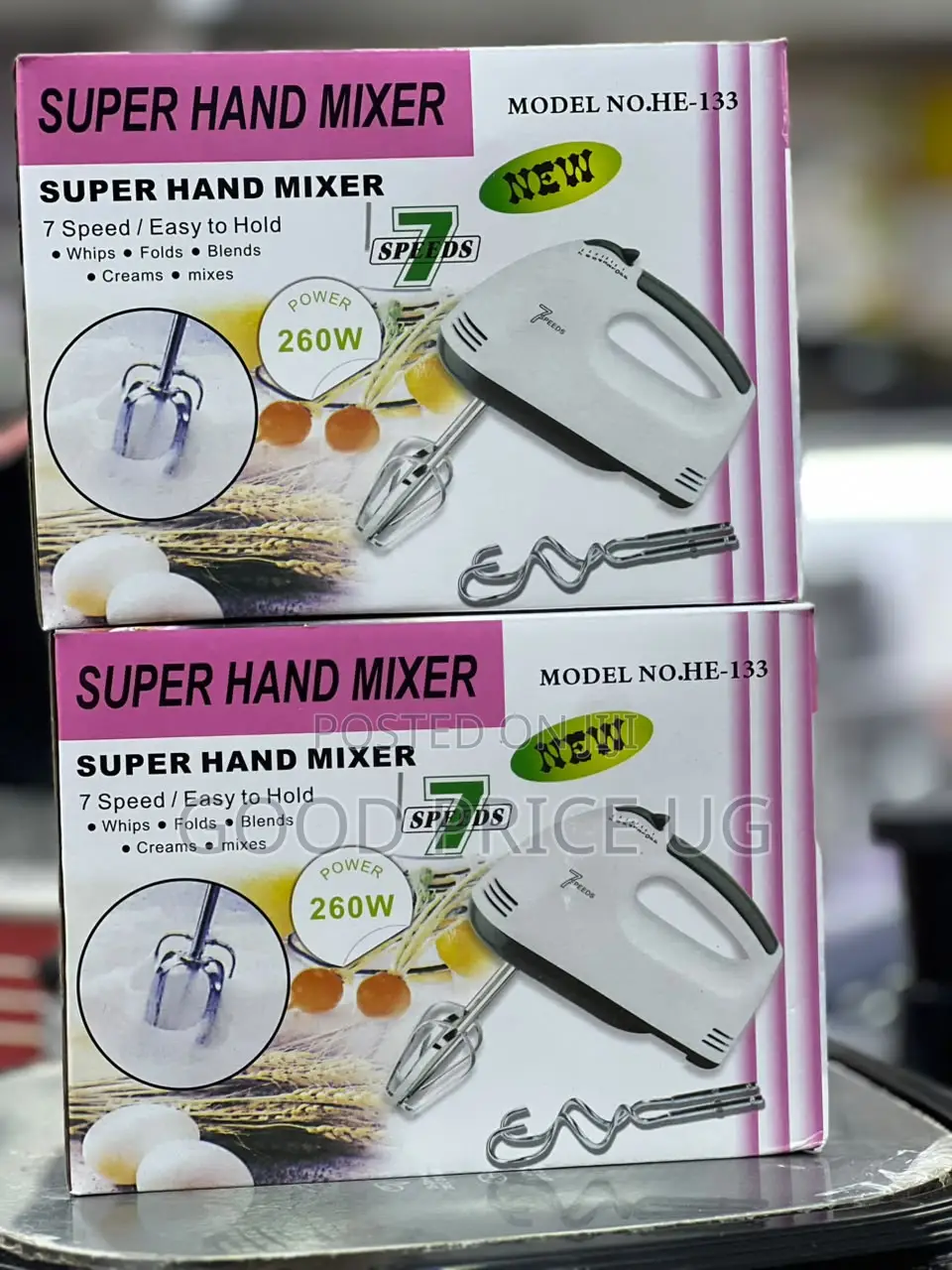 Super Hand Mixer (Model No. HE-133),