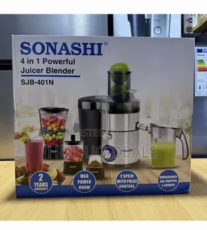 Sonashi 4-in-1 Powerful Juicer Blender 1.5 Litre – SJB-401N