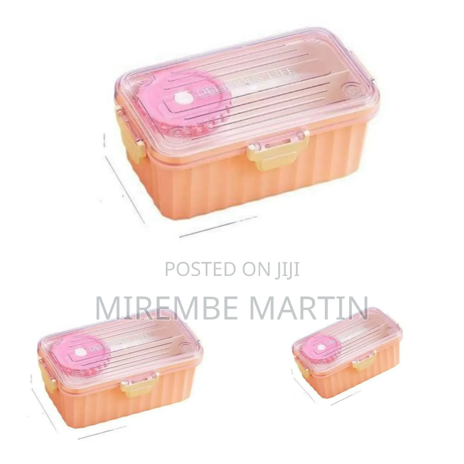 2.5L Layered Compartmentalized Meal Prep Container / Lunch Box