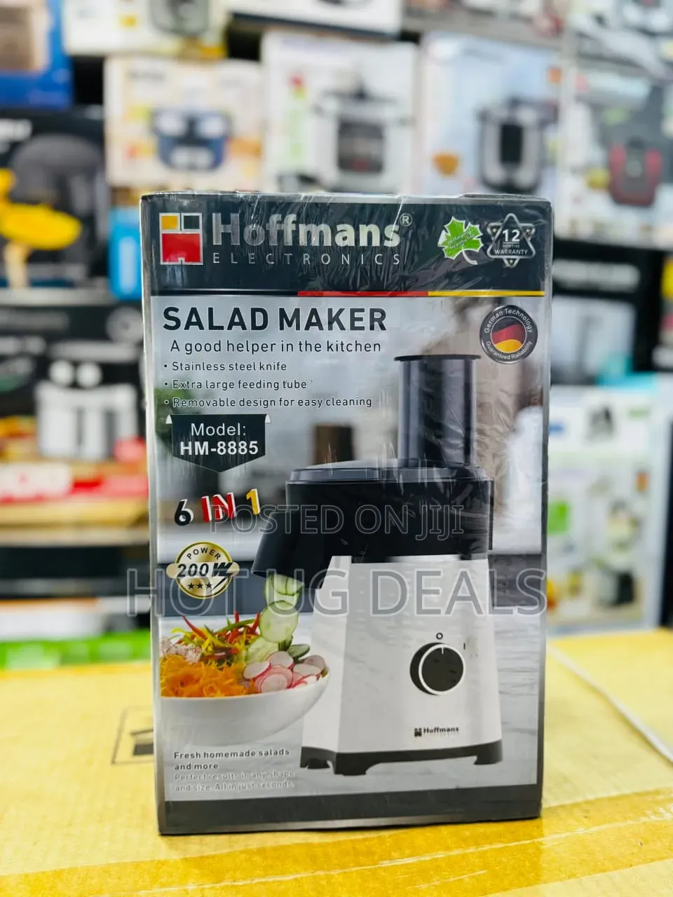 Hoffmans 6-in-1 Electric Salad Maker HM-8885 (200W) | Slicer
