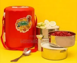 Hot Cool Insulated Food Container With Strap