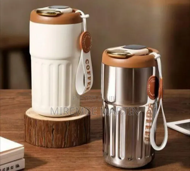 Smart Insulated Travel Mug With Temperature Display - Multicolor
