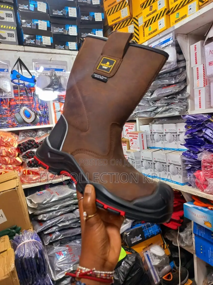 Original Safetoe H-9437 S3 Brown Leather Rigger Safety Boots