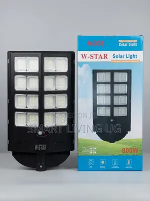 W-Star 800W Solar Street Light With Remote Control & Motion Sensor