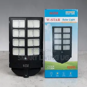 W-Star 800W Solar Street Light With Remote Control & Motion Sensor